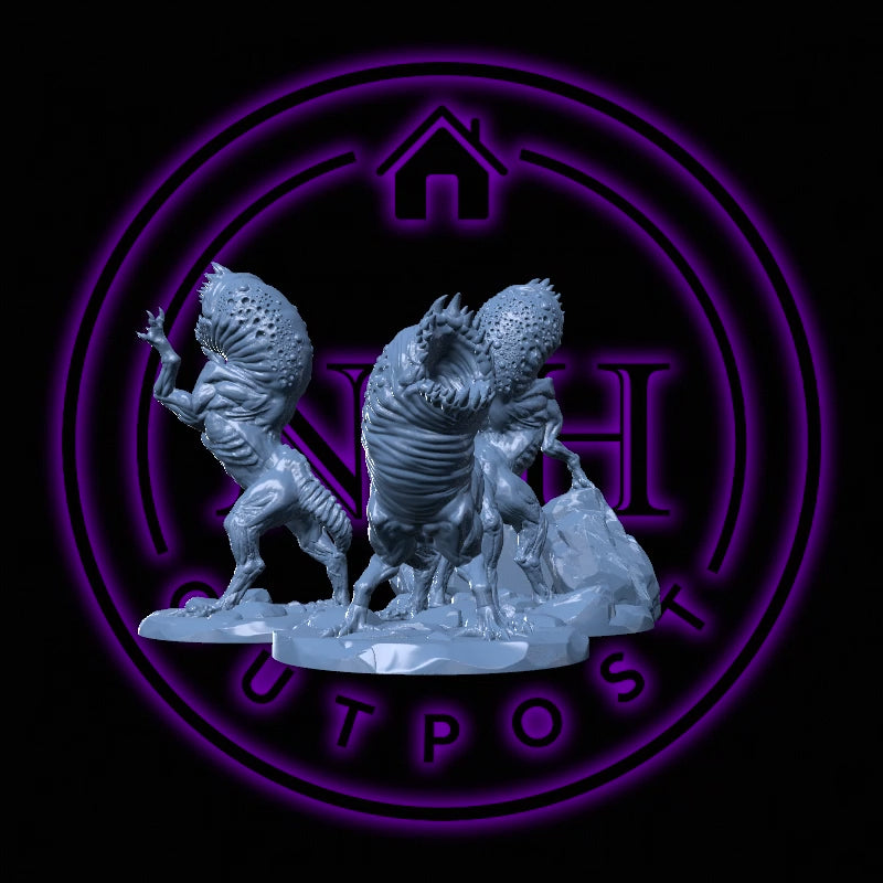 Razormaw, the Flesh Reaver | Glutton Hound Set |  Fiend Miniature for Tabletop games like D&D 5e and TTRPG  War Gaming