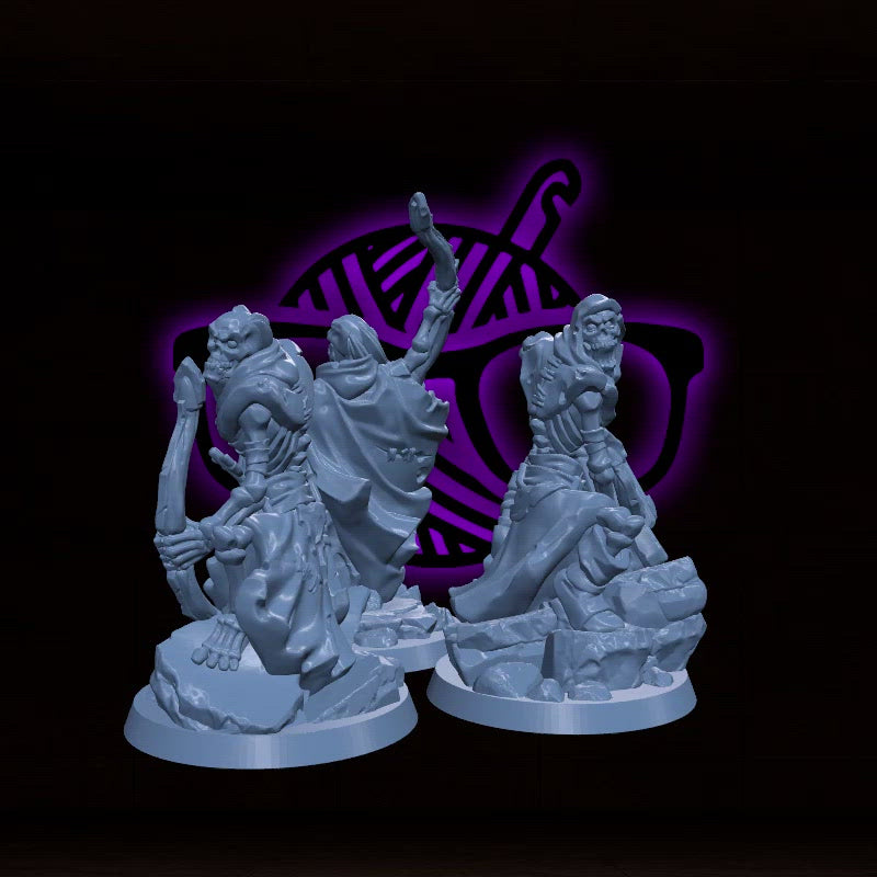 Skeleton Archers | Arbiter Legion I | Undead miniature for Tabletop games like D&D or War Gaming | Dead Undead Army