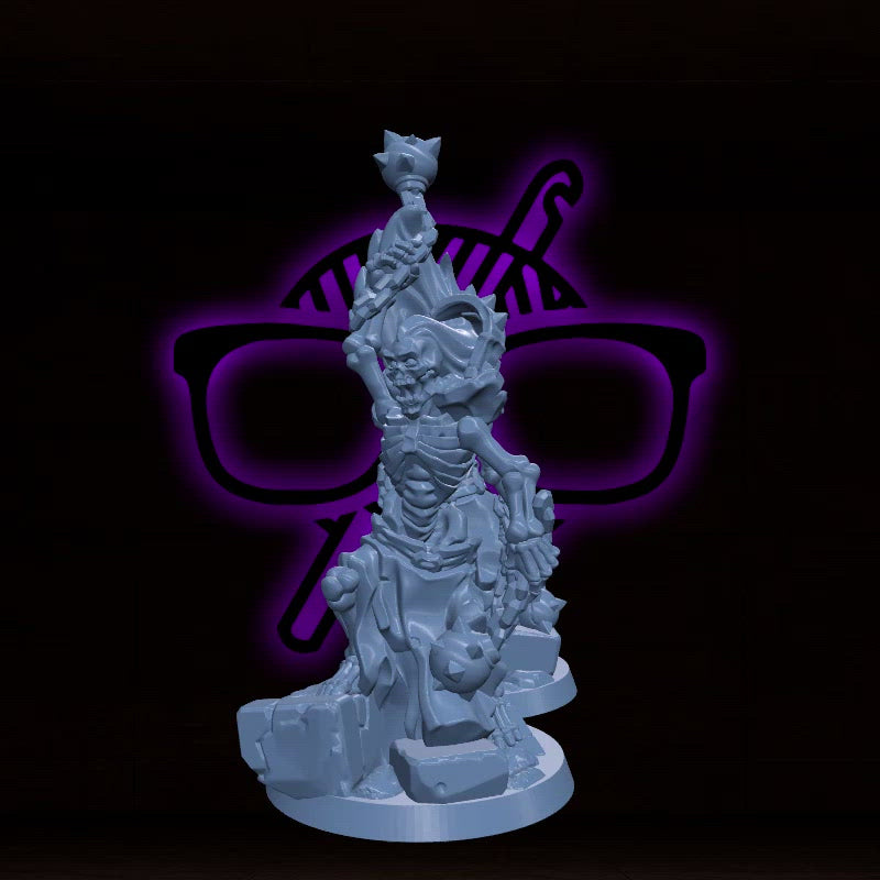 Skeleton Chainballer |Arbiter Legion I| Undead miniature for Tabletop games like D&D or War Gaming | Dead Undead Army