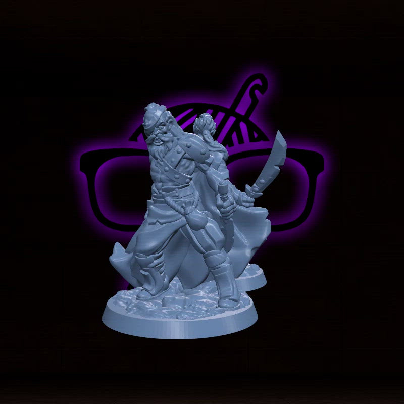 Town Bandit | Thug Ruffian miniature for Tabletop games like D&D or War Gaming