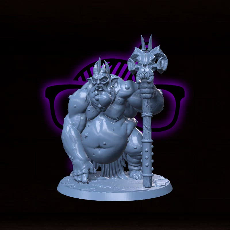 Grishnak, the Goblin King | Great Goblin miniature for Tabletop games like D&D and War Gaming| Dungeons and Dragons Mini | RN estudio