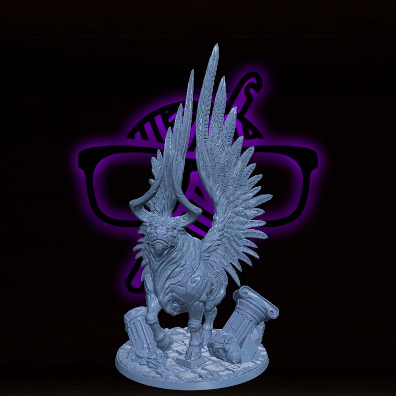 Knossus | Sacred Bull | Tauren Bull Minotaur | Order of the Labyrinth Miniatures for Tabletop games like D&D or Warhammer | Artisan Guild