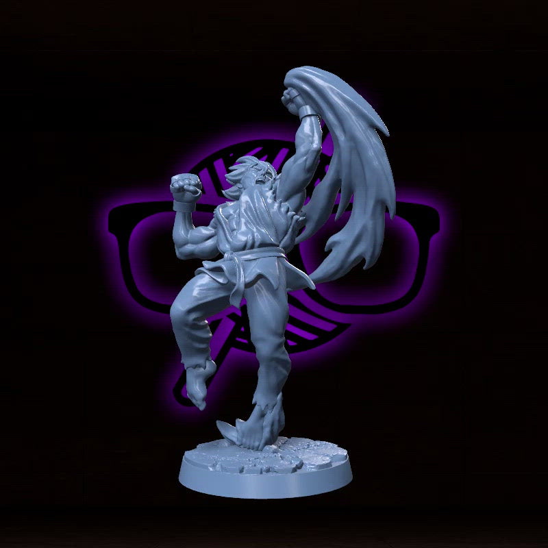 Ryu Dragonstrike | THE Kyle | Martial Artist | Monk  miniature for Tabletop games like D&D and War Gaming| Dungeons and Dragons Mini