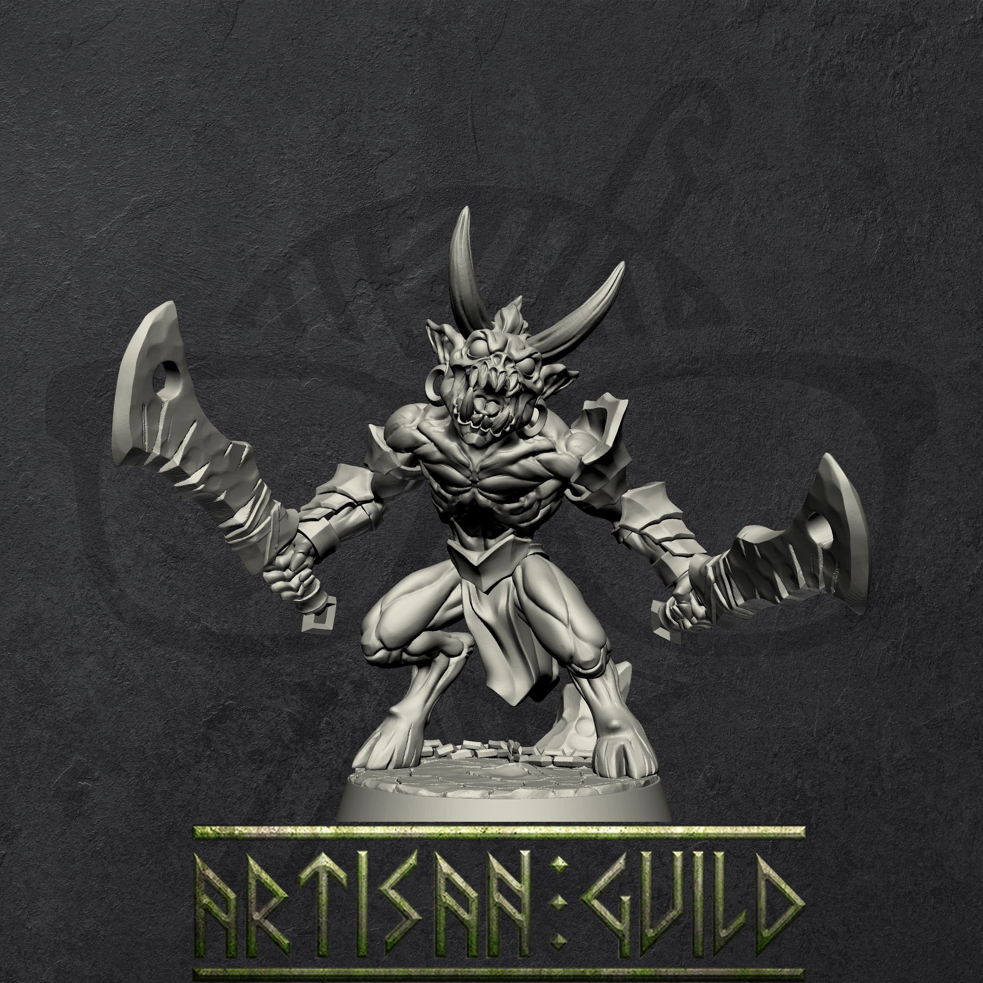 Abyss Guardians and Gruntlings | Devil | Demon miniature for Tabletop games like D&D and War Gaming