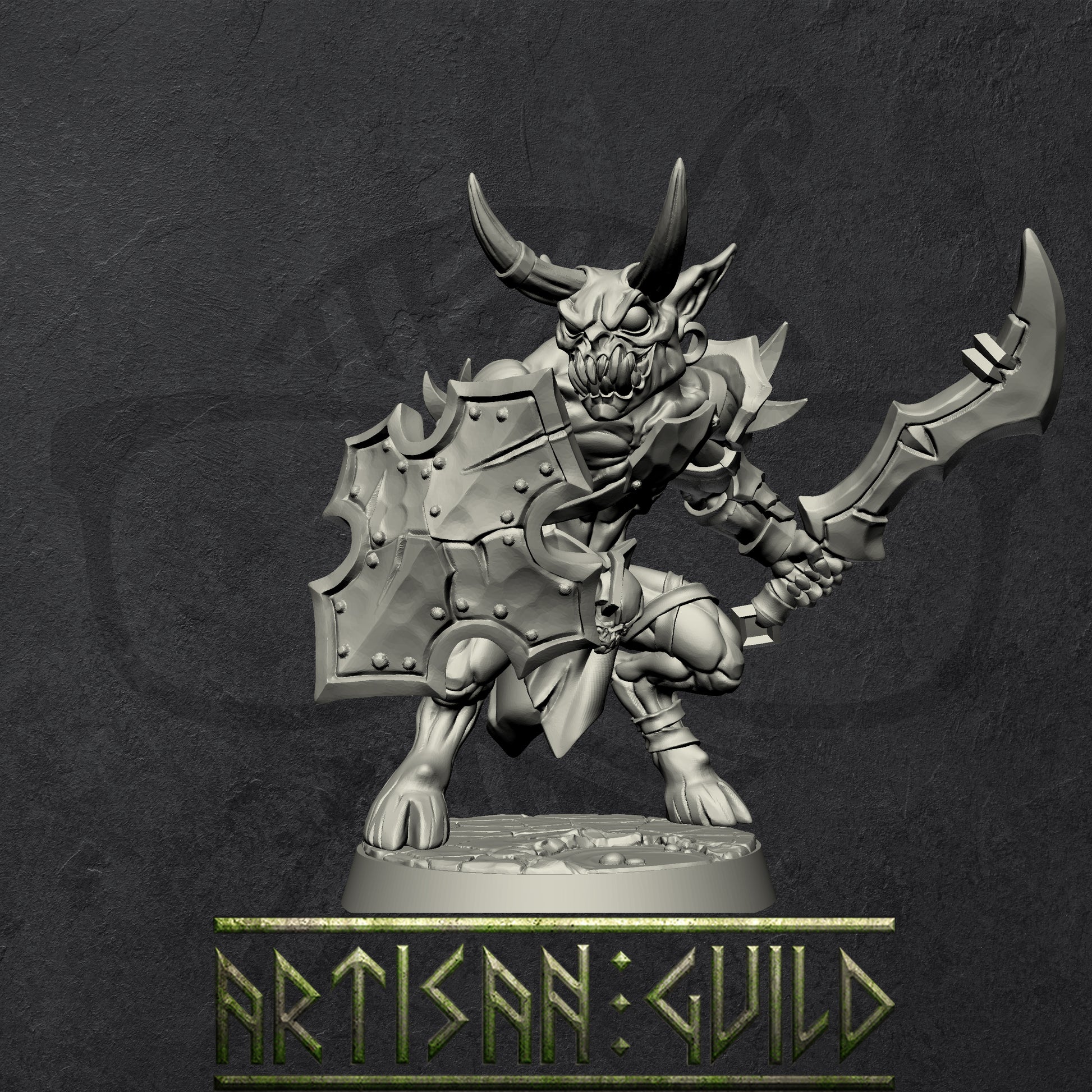 Abyss Guardians and Gruntlings | Devil | Demon miniature for Tabletop games like D&D and War Gaming
