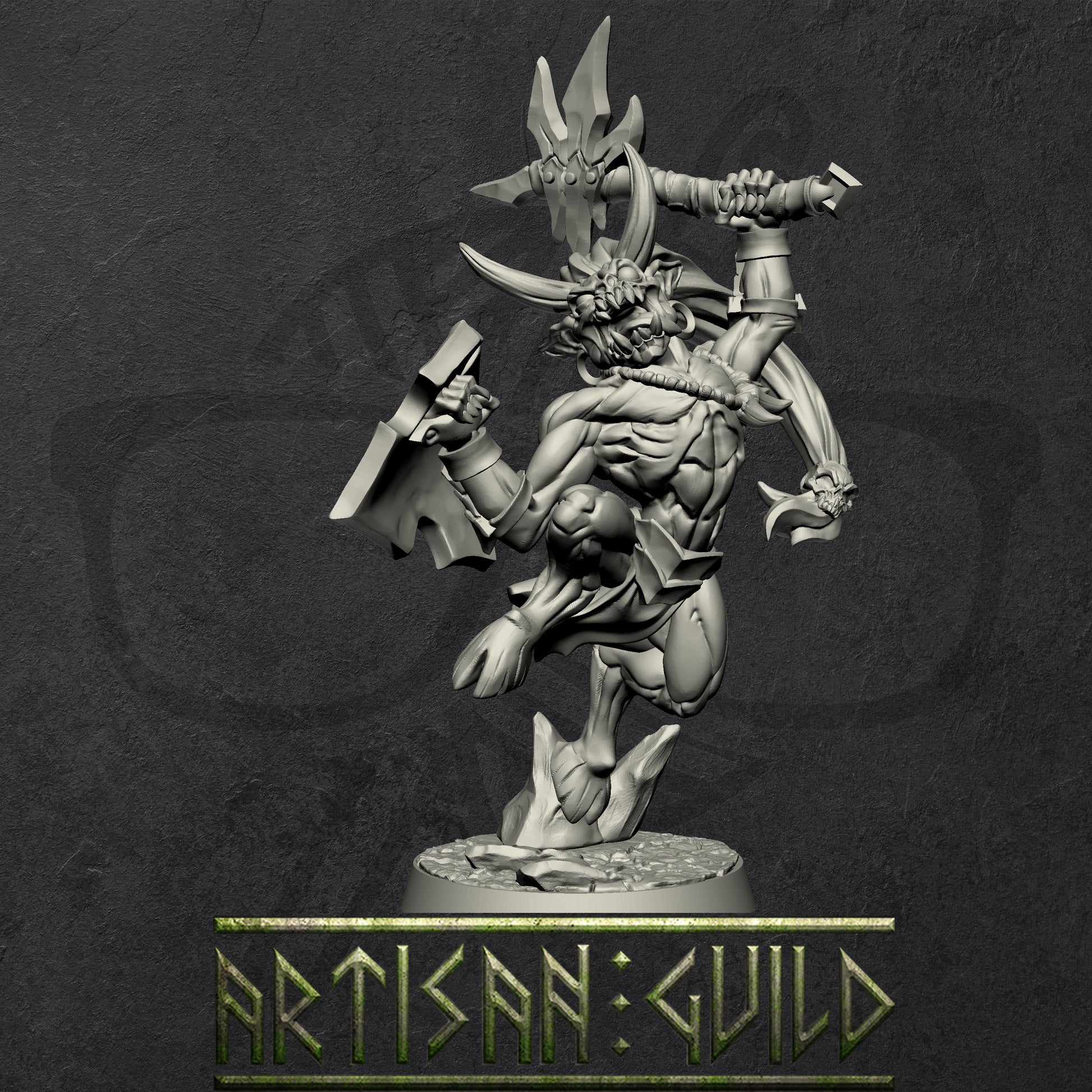 Abyss Guardians and Gruntlings | Devil | Demon miniature for Tabletop games like D&D and War Gaming