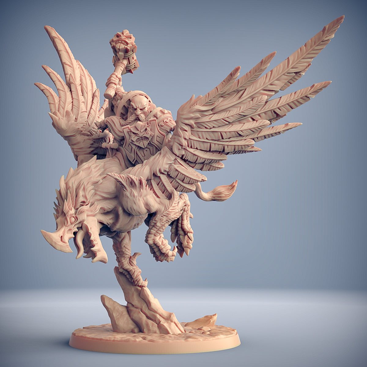 Alvar Giantslayer | Dwarf Cleric or Paladin miniature for Tabletop games like D&D and War Gaming