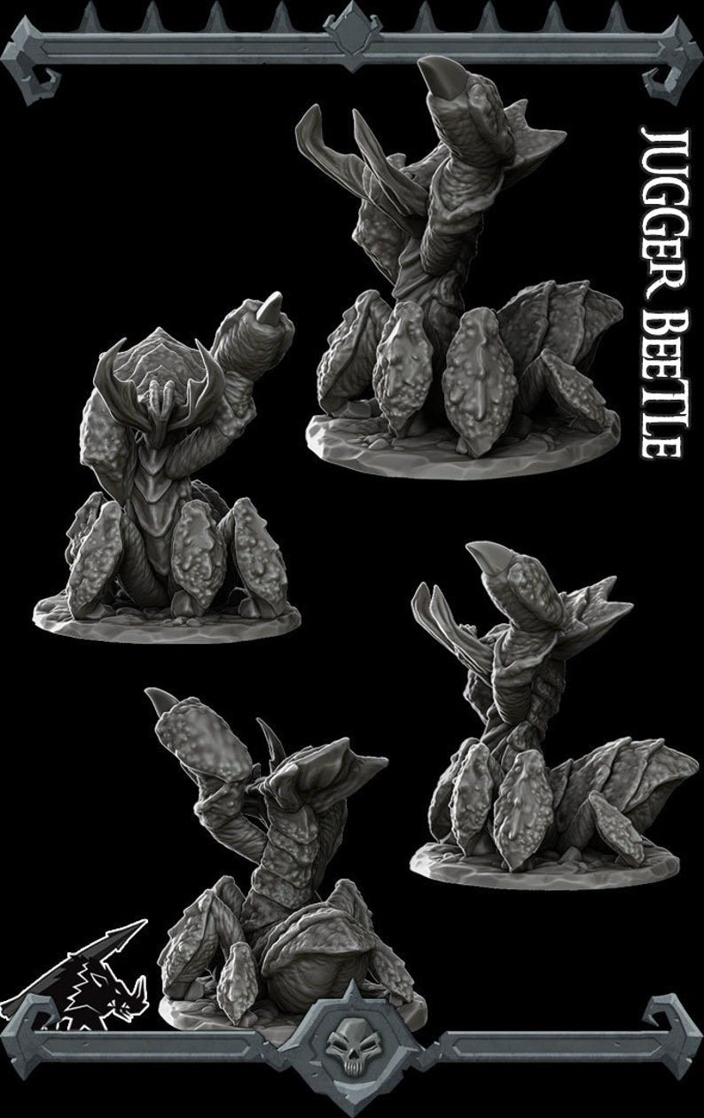Ghorun, the Earth Cleaver | Ankheg | Jugger Beetle | Miniature for Tabletop games like D&D and War Gaming