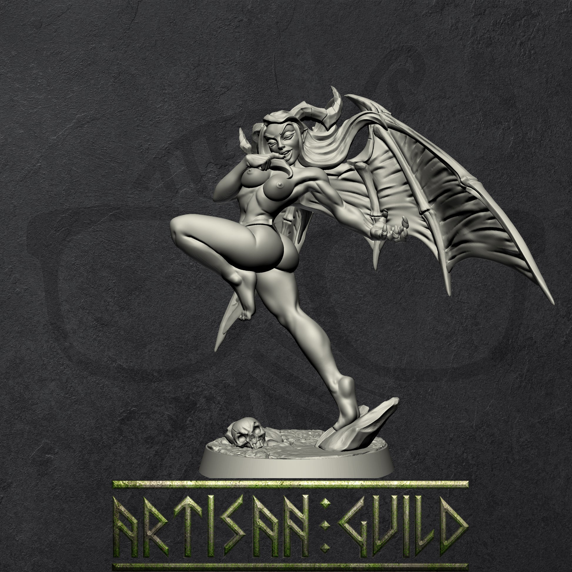 Vanos and Aya - Lust Demons | Human | Devils | Abyss Demon miniature for Tabletop games like D&D and War Gaming