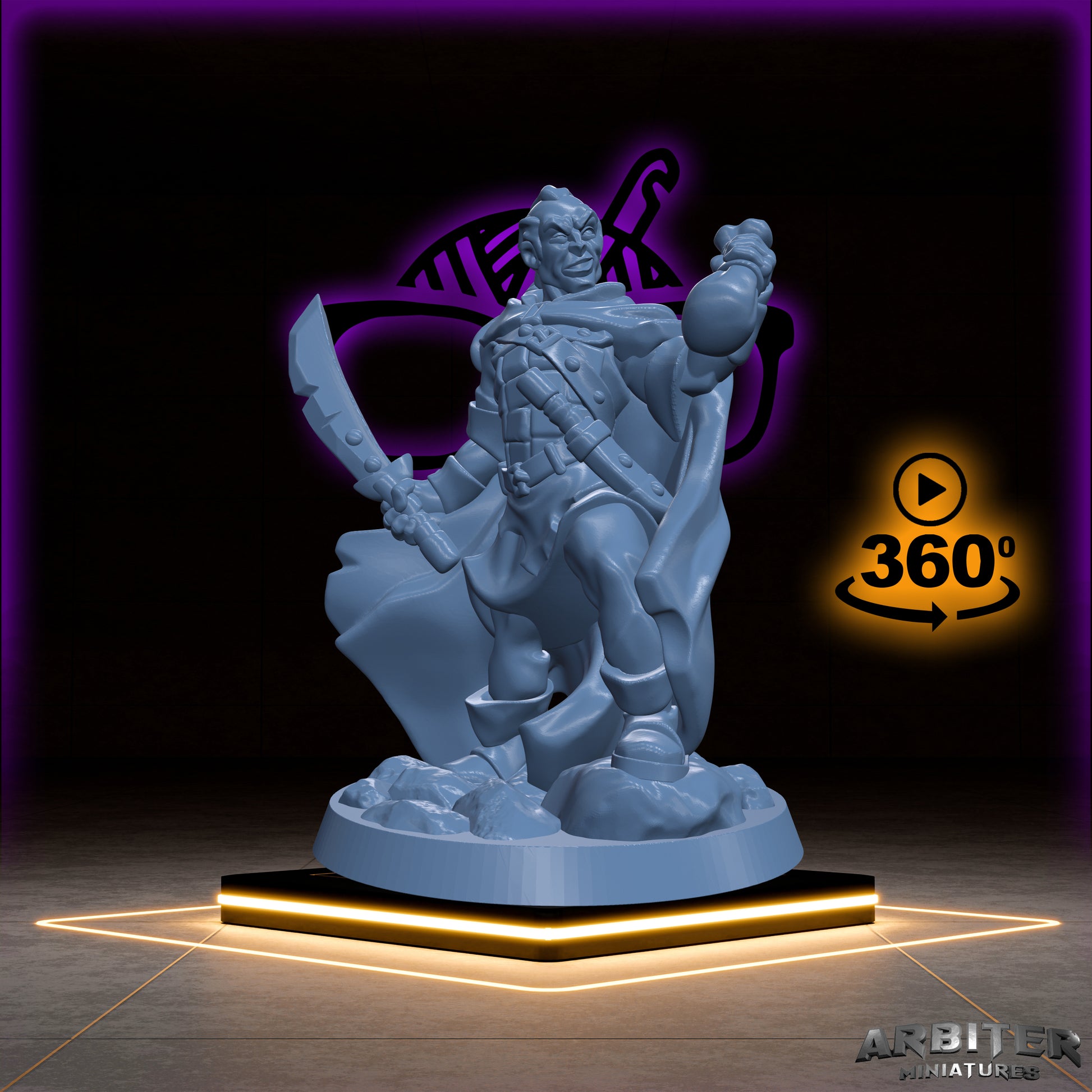 Town Bandit | Thug Ruffian miniature for Tabletop games like D&D or War Gaming