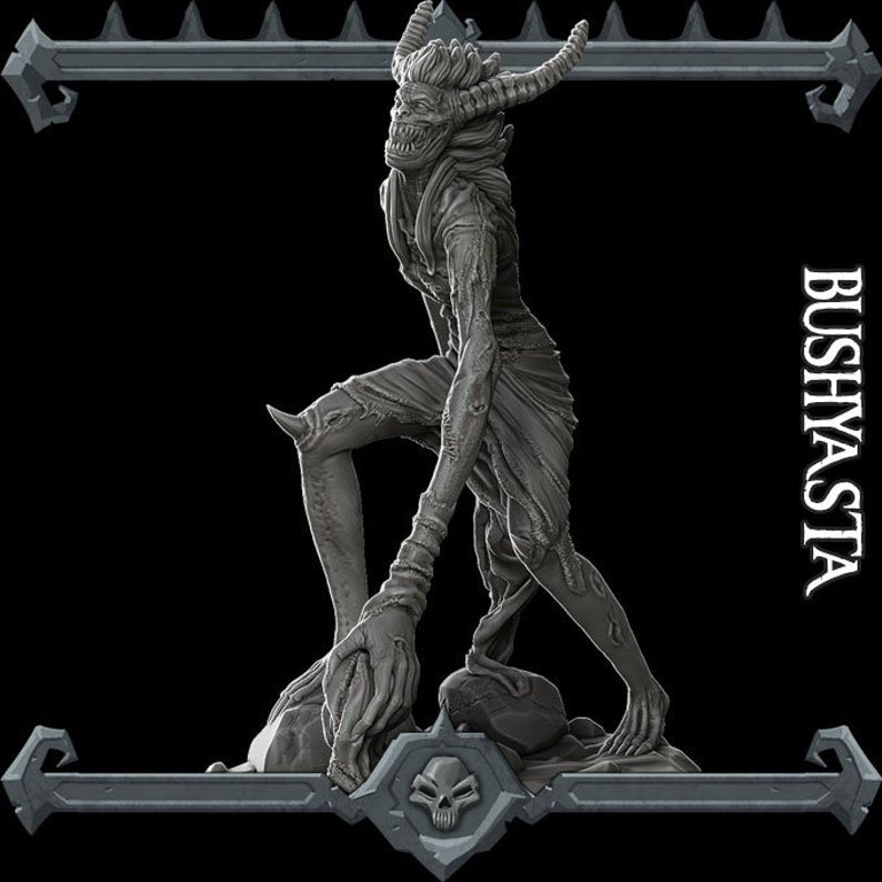 Bushyasta | Miniature for Tabletop games like D&D and War Gaming