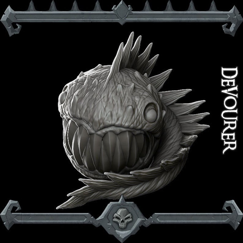 Gnawfury | Cacodaemon | Devourer | Miniature for Tabletop games like D&D and War Gaming
