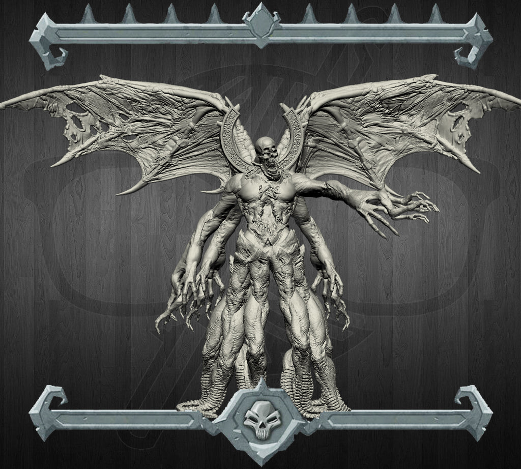 Duskwraith the Forsaken | Choir Angel Of Nightmares | Voice Angel | Miniature for Tabletop games like D&D and War Gaming