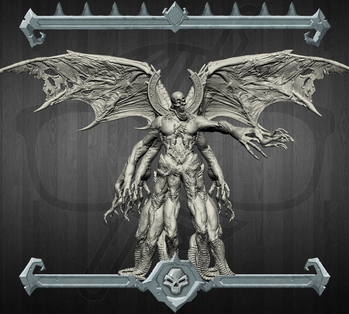 Duskwraith the Forsaken | Choir Angel Of Nightmares | Voice Angel | Miniature for Tabletop games like D&D and War Gaming
