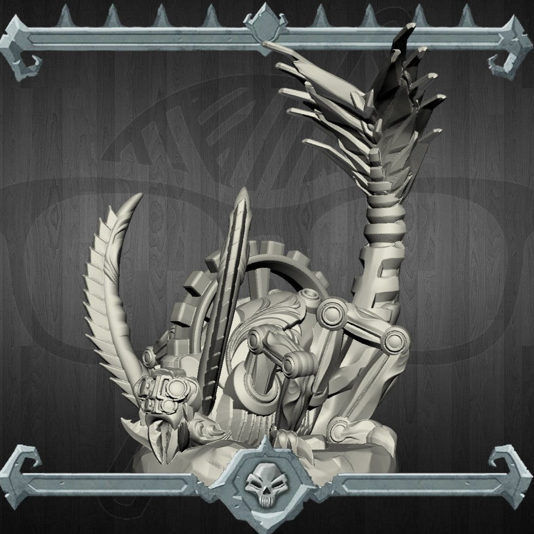 Rust Monster | Clockwork Rust Eater | Miniature for Tabletop games like D&D and War Gaming