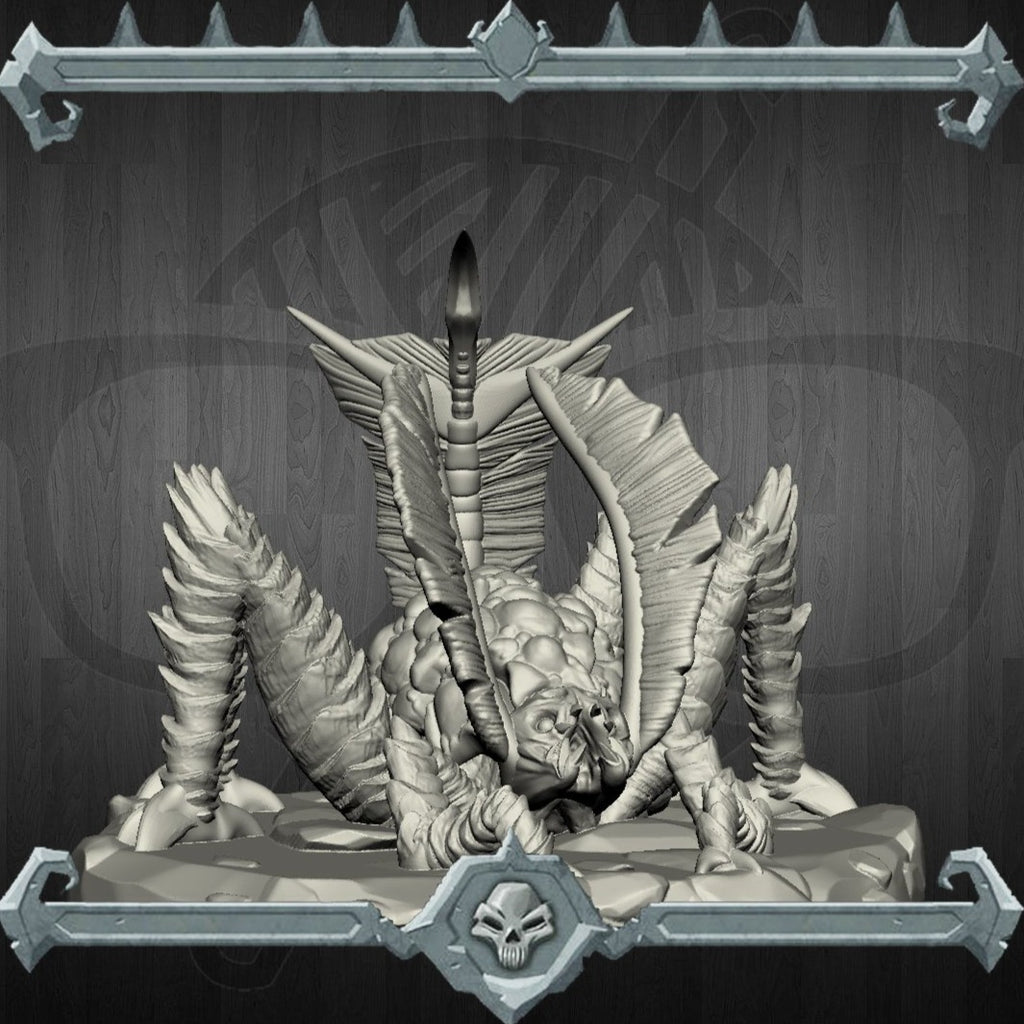 Rust Monster | Corrosive Creeper | Miniature for Tabletop games like D&D and War Gaming