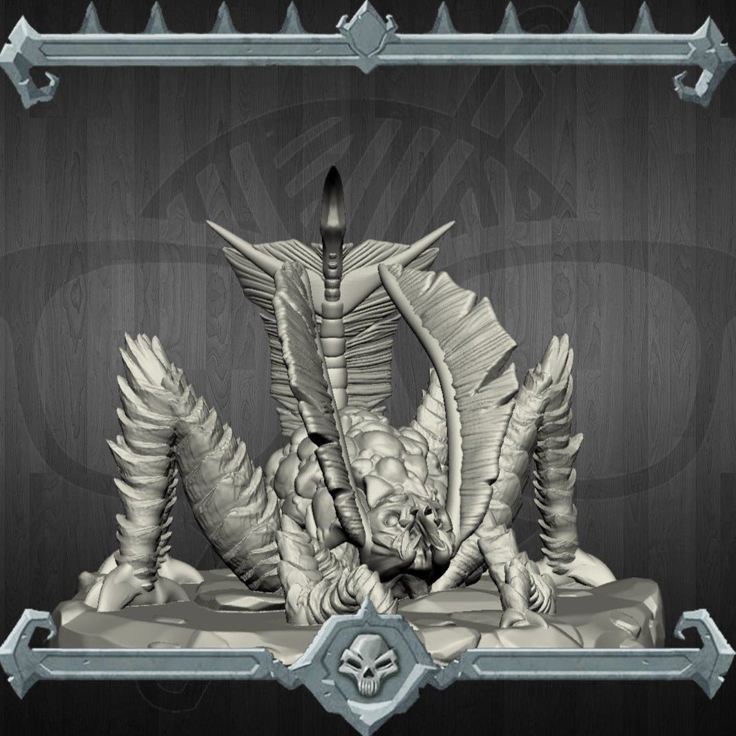 Rust Monster | Corrosive Creeper | Miniature for Tabletop games like D&D and War Gaming