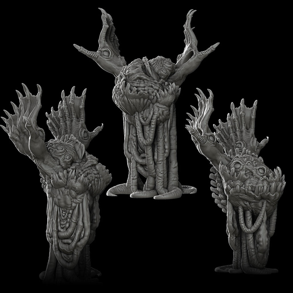 Bilemaw, the Writhing Hunger | Gutfloaters Fiend Miniature for Tabletop games like D&D and War Gaming