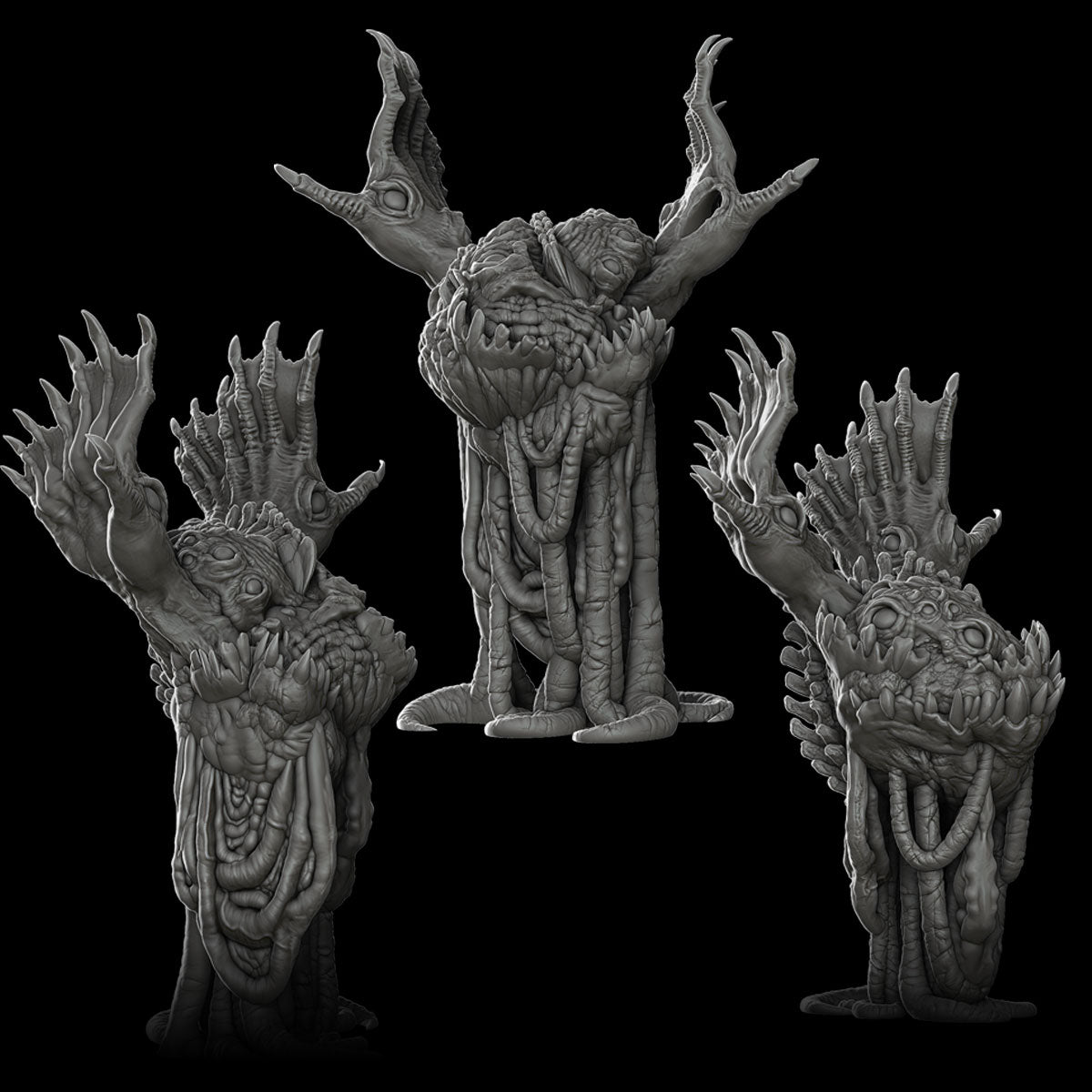 Bilemaw, the Writhing Hunger | Gutfloaters Fiend Miniature for Tabletop games like D&D and War Gaming
