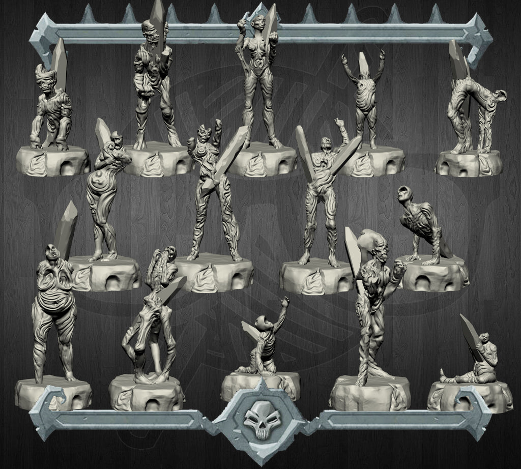 Damned Souls | Haruman Tortured miniature for Tabletop games like D&D and War Gaming