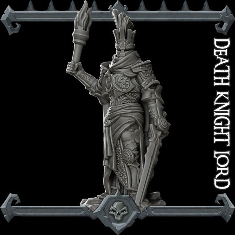 Death Knight Morbain | Lord Soth | Undead Miniature for Tabletop games like D&D and War Gaming