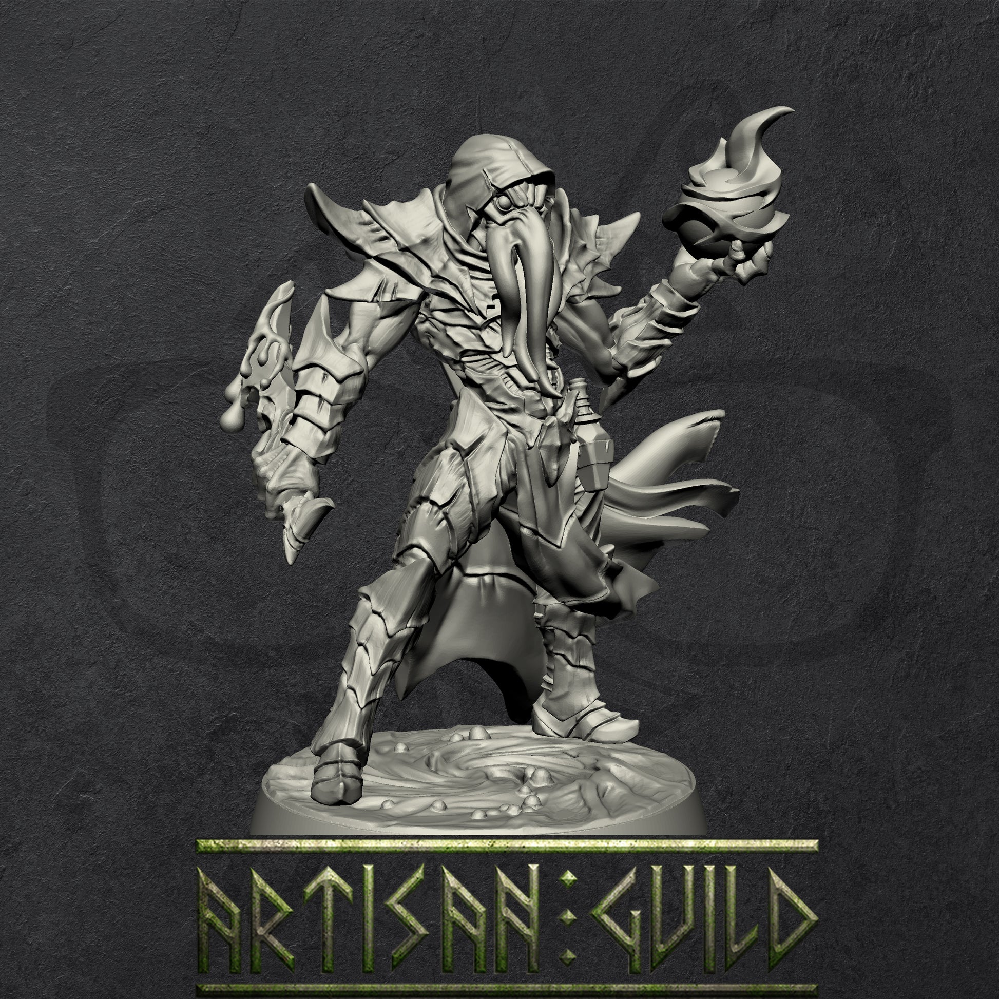 Depth Ones Reavers | Mind Flayer Modular Miniatures miniature for Tabletop games like D&D and War Gaming