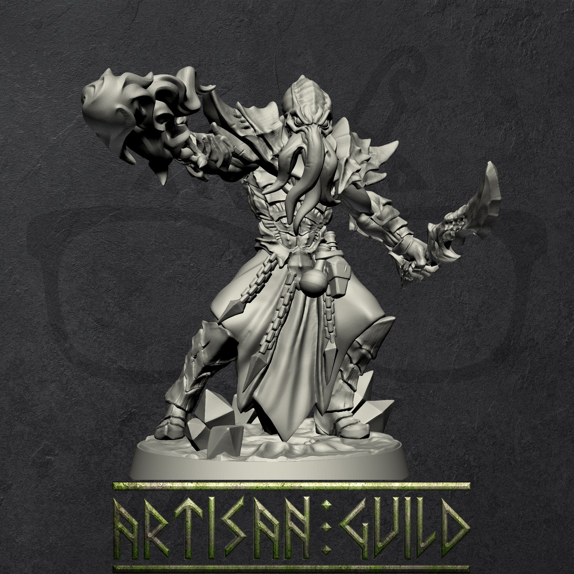 Depth Ones Reavers | Mind Flayer Modular Miniatures miniature for Tabletop games like D&D and War Gaming