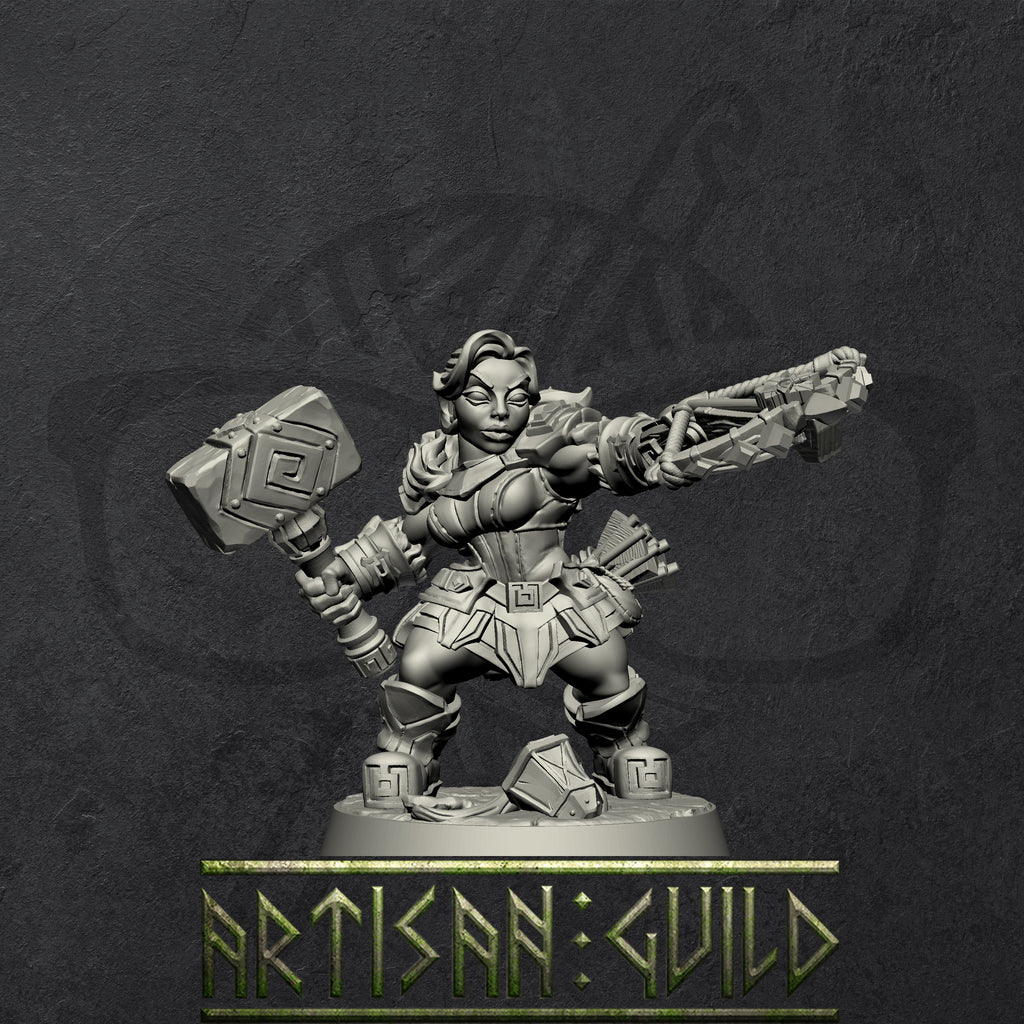 Dwarven Oathbreakers | Modular Dwarf Miniatures miniature for Tabletop games like D&D and War Gaming