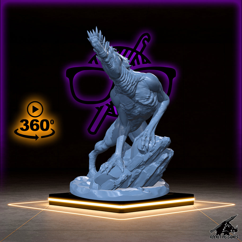 Eviscerators | Demodog | Demogorgon Pet miniature for Tabletop games like D&D and War Gaming