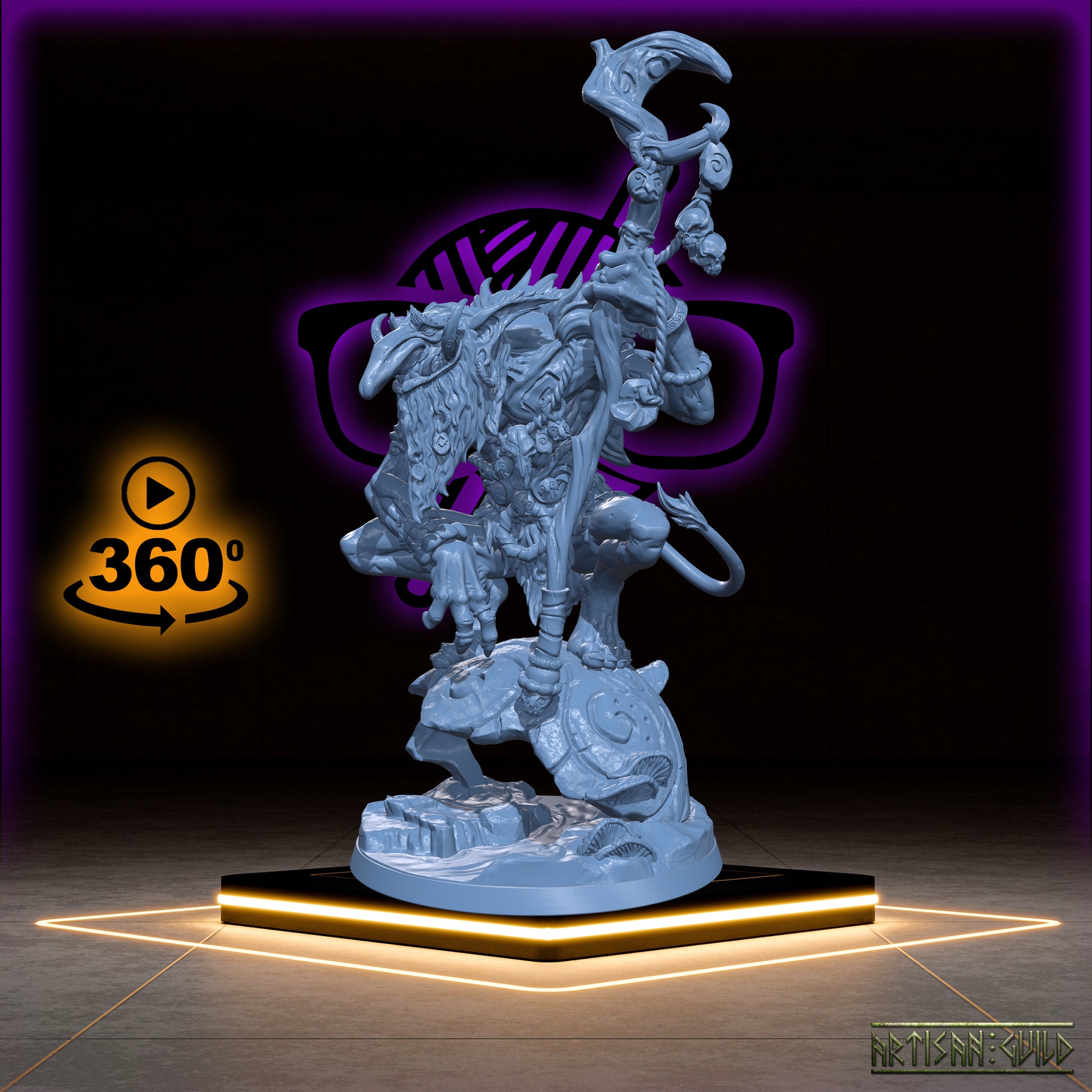 Svartwood Trolls Set | Troll Miniature for Tabletop games like D&D or Warhammer | Artisan Guild