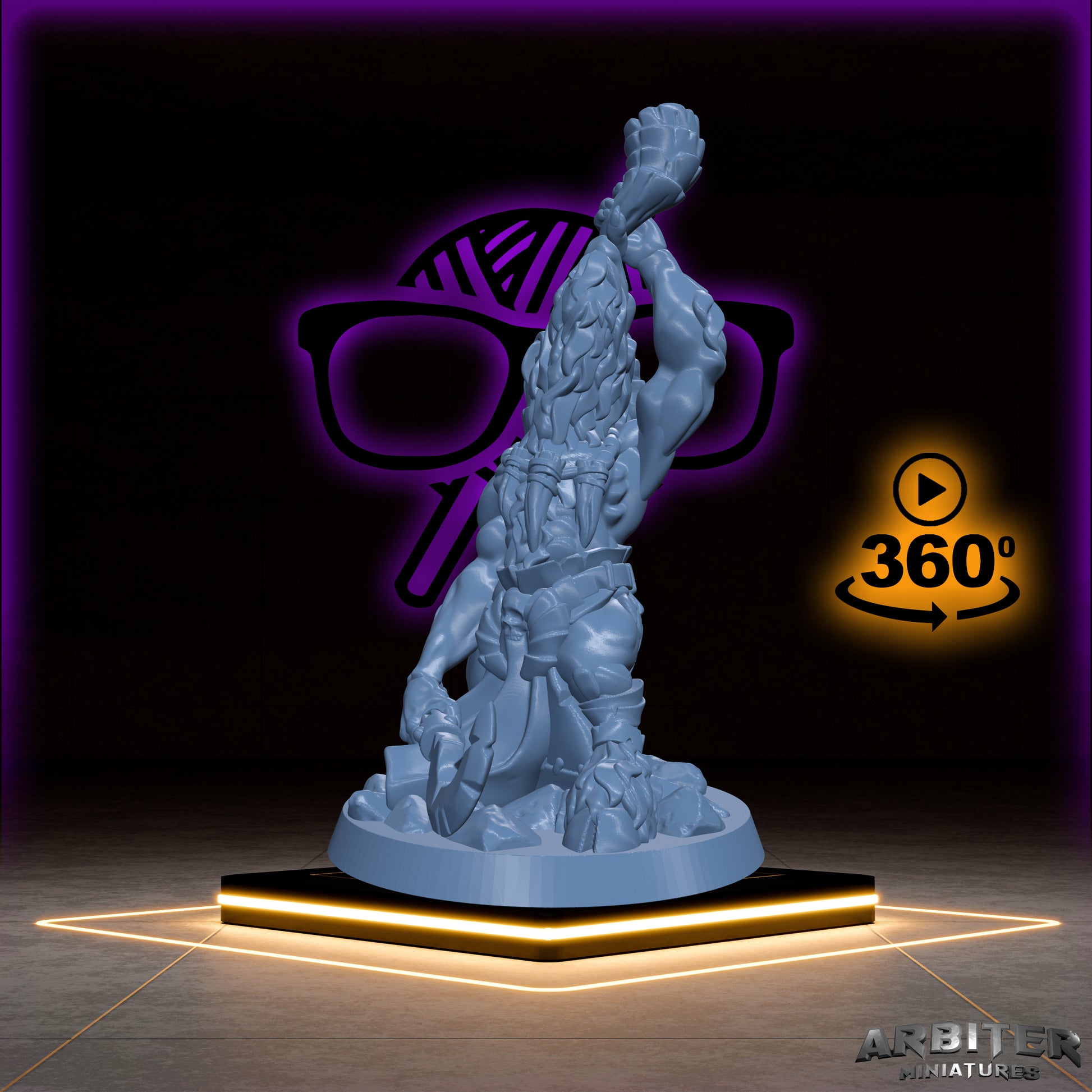 Goatmen | Geitlan | Yakfolk miniature for Tabletop games like D&D or War Gaming