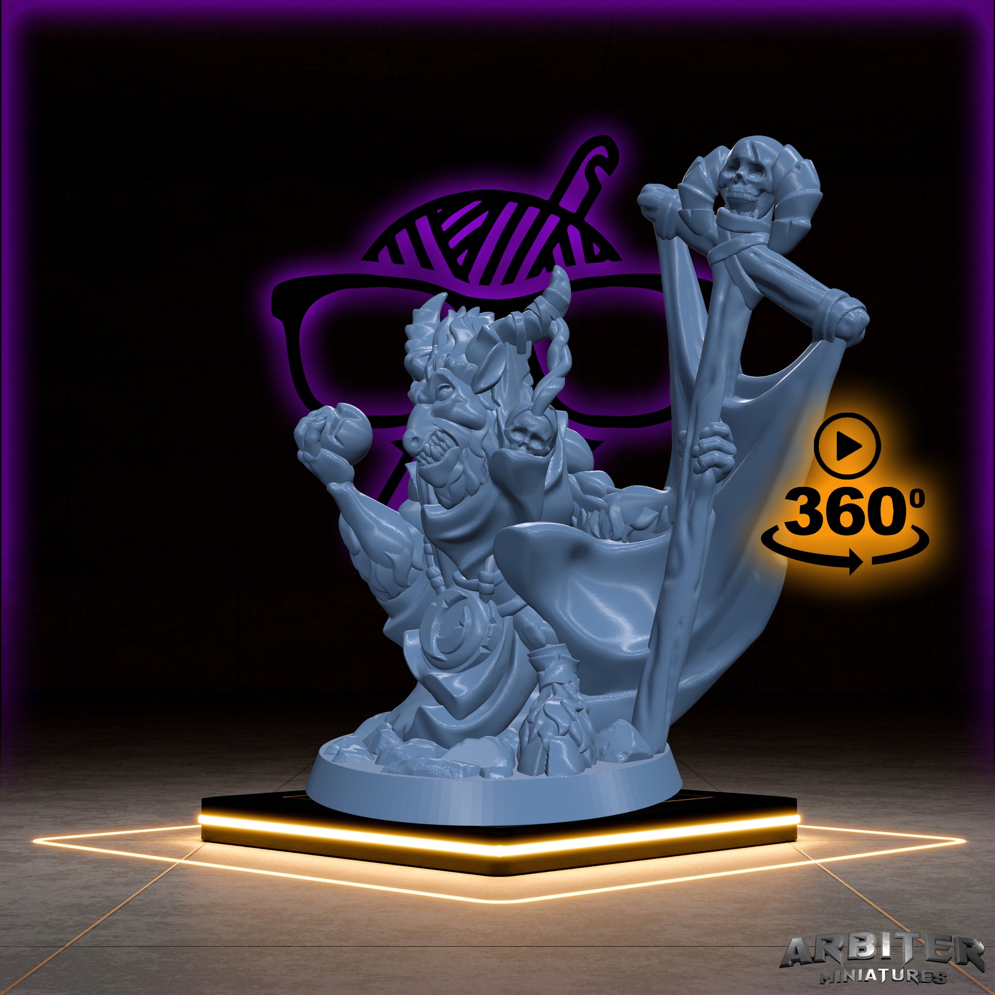 Goatmen | Geitlan | Yakfolk miniature for Tabletop games like D&D or War Gaming