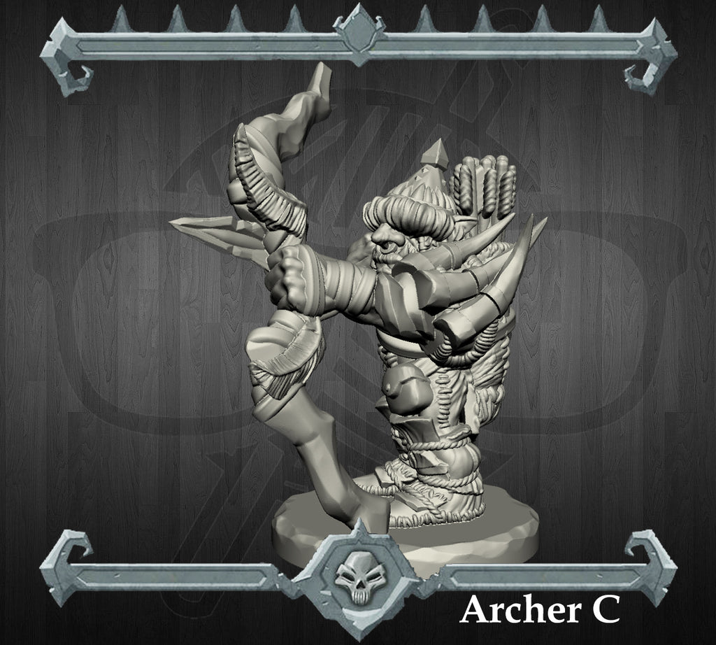 Twitchfingers | Goblin Archers | Goblin Miniature for Tabletop games like D&D and War Gaming