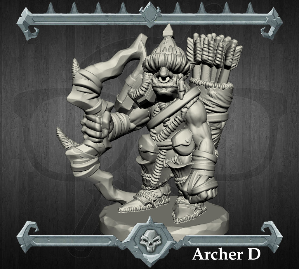 Twitchfingers | Goblin Archers | Goblin Miniature for Tabletop games like D&D and War Gaming