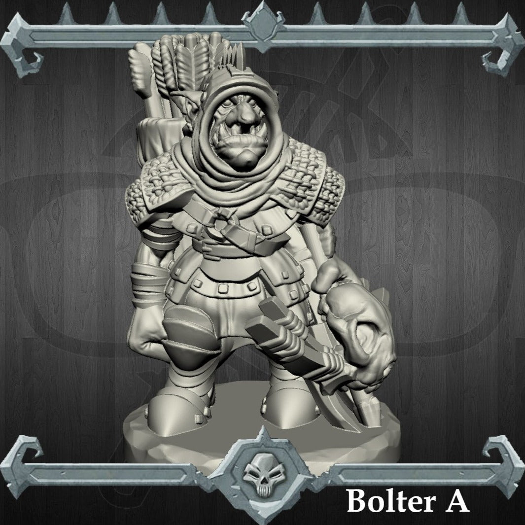 Fiddlebolt | Goblin Bolters | Crossbow Goblin Miniature for Tabletop games like D&D and War Gaming