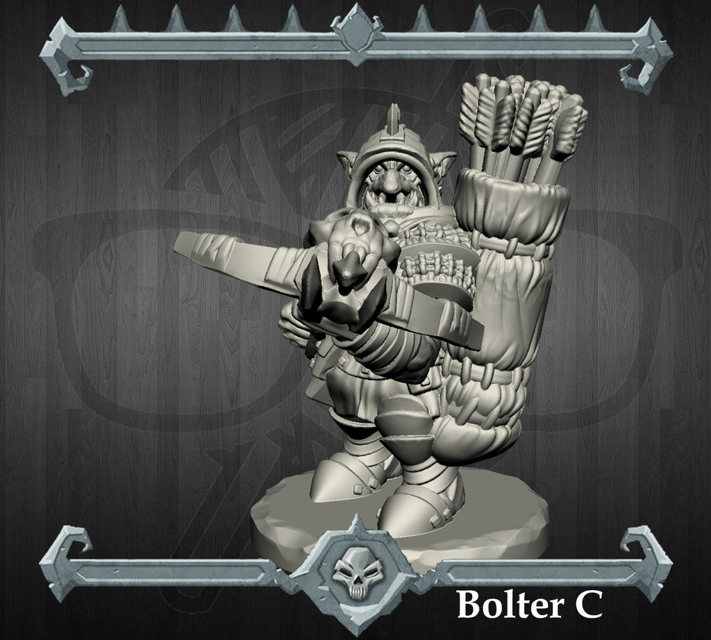 Fiddlebolt | Goblin Bolters | Crossbow Goblin Miniature for Tabletop games like D&D and War Gaming