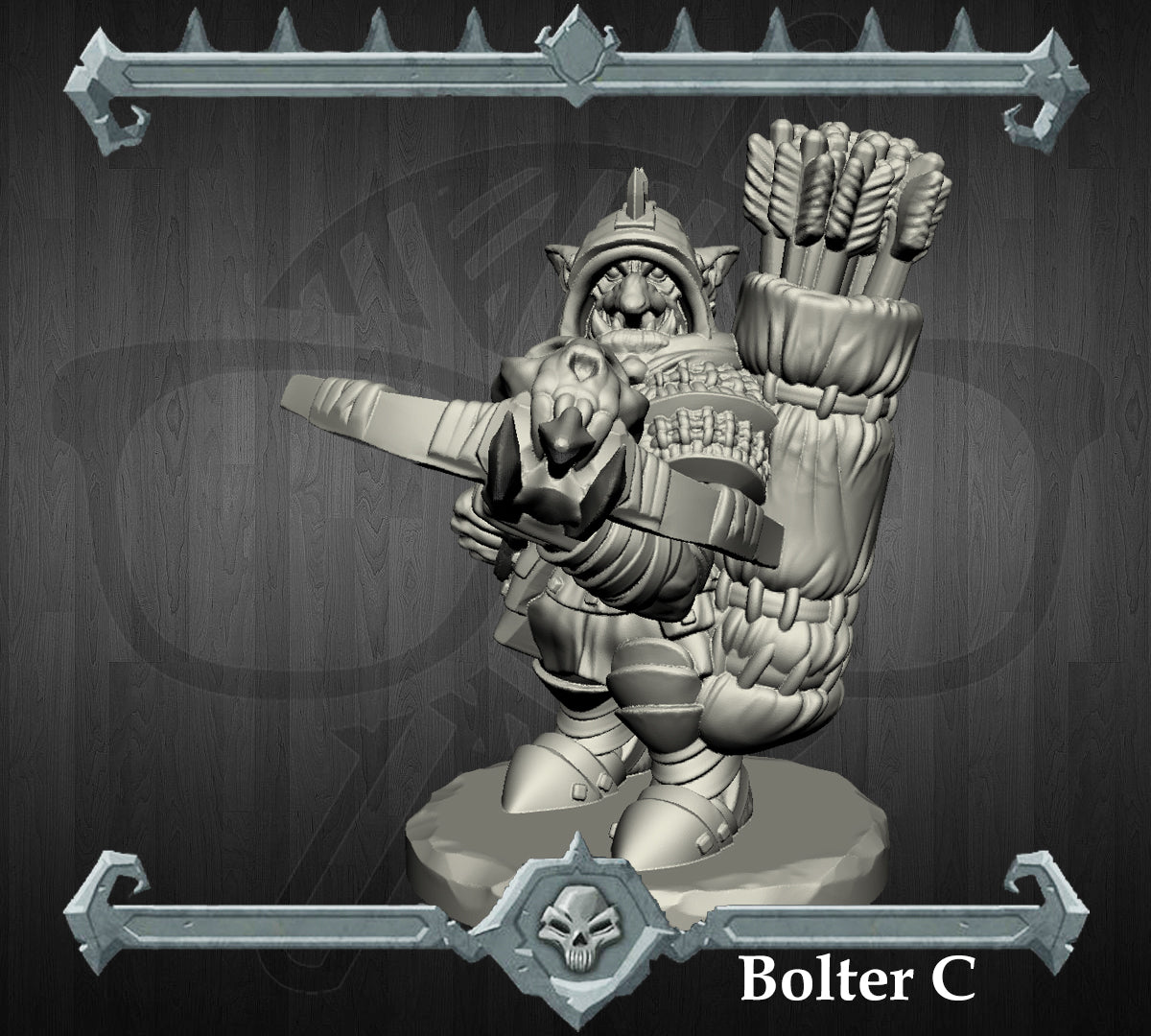 Fiddlebolt | Goblin Bolters | Crossbow Goblin Miniature for Tabletop games like D&D and War Gaming