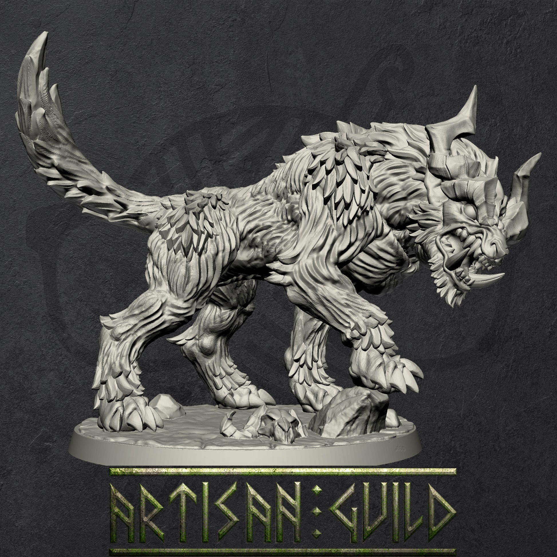 Orc Barbarians set | Modular Orcish miniatures miniature for Tabletop games like D&D and War Gaming