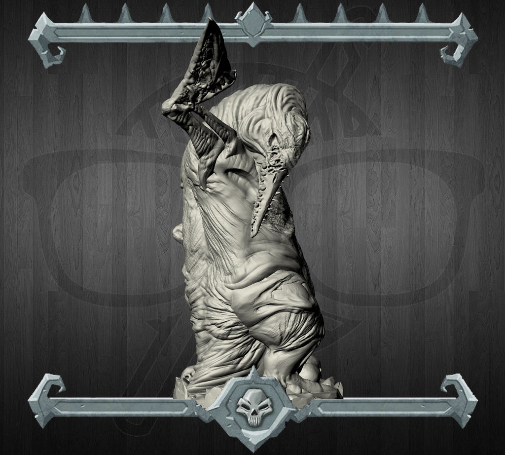 Albino Penguin | Grotto Bird | Miniature for Tabletop games like D&D and War Gaming