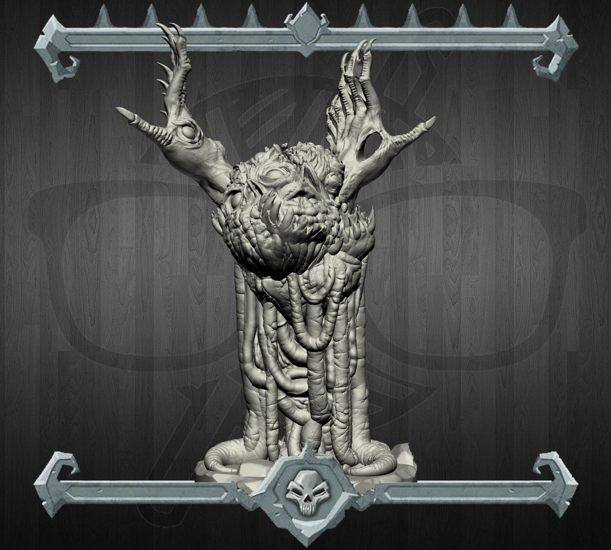 Bilemaw, the Writhing Hunger | Gutfloaters Fiend Miniature for Tabletop games like D&D and War Gaming