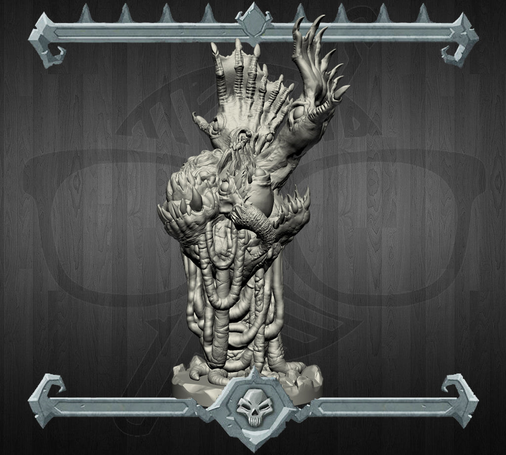 Bilemaw, the Writhing Hunger | Gutfloaters Fiend Miniature for Tabletop games like D&D and War Gaming