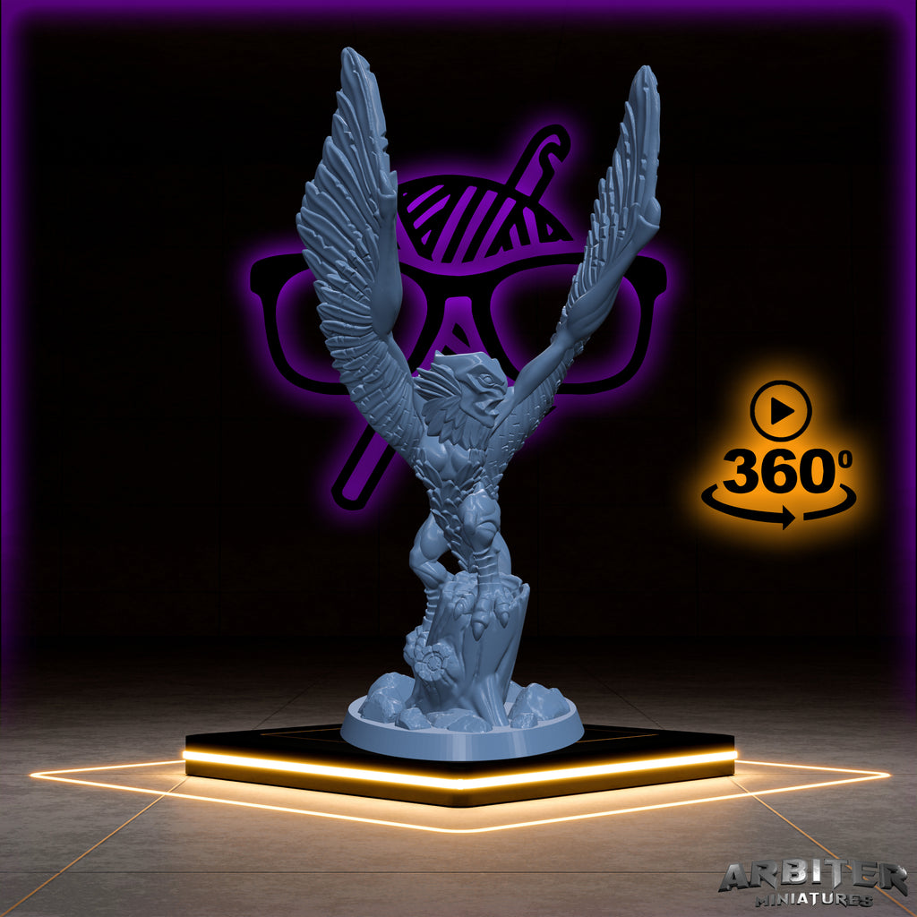Harpy | Arbiter Siren miniature for Tabletop games like D&D or War Gaming