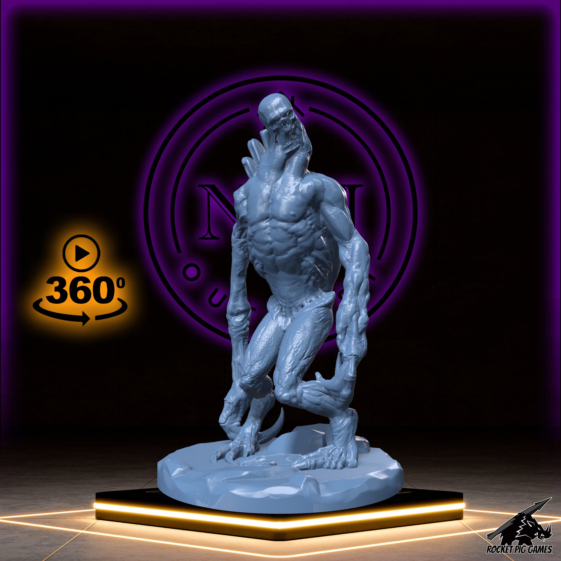 Twisted Guardians | Haven Ghouls | Undead Ghoul Miniature for Tabletop games like D&D and War Gaming