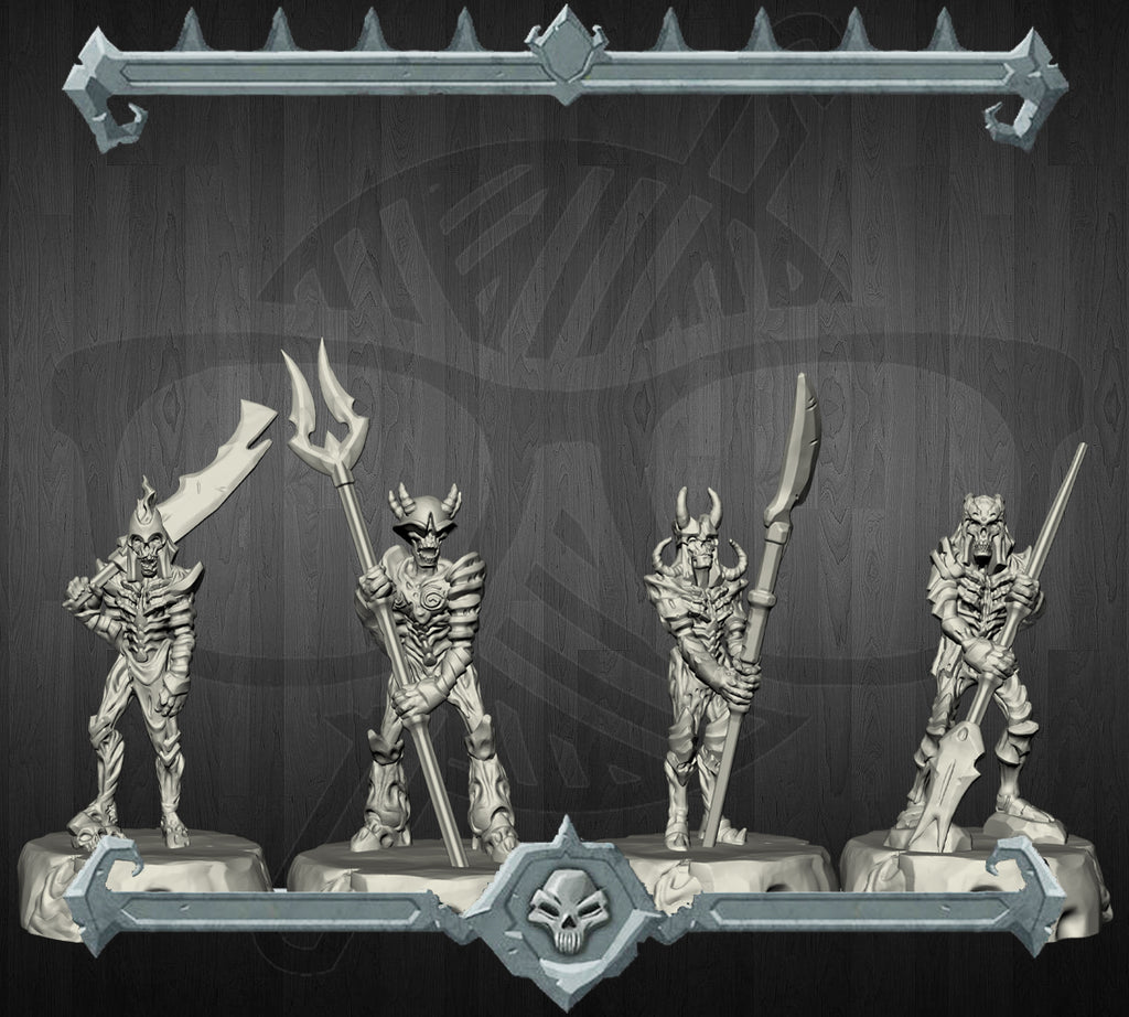 Hellfire Sentinels | Hell Guard | Fiend miniatures for Tabletop games like D&D and War Gaming
