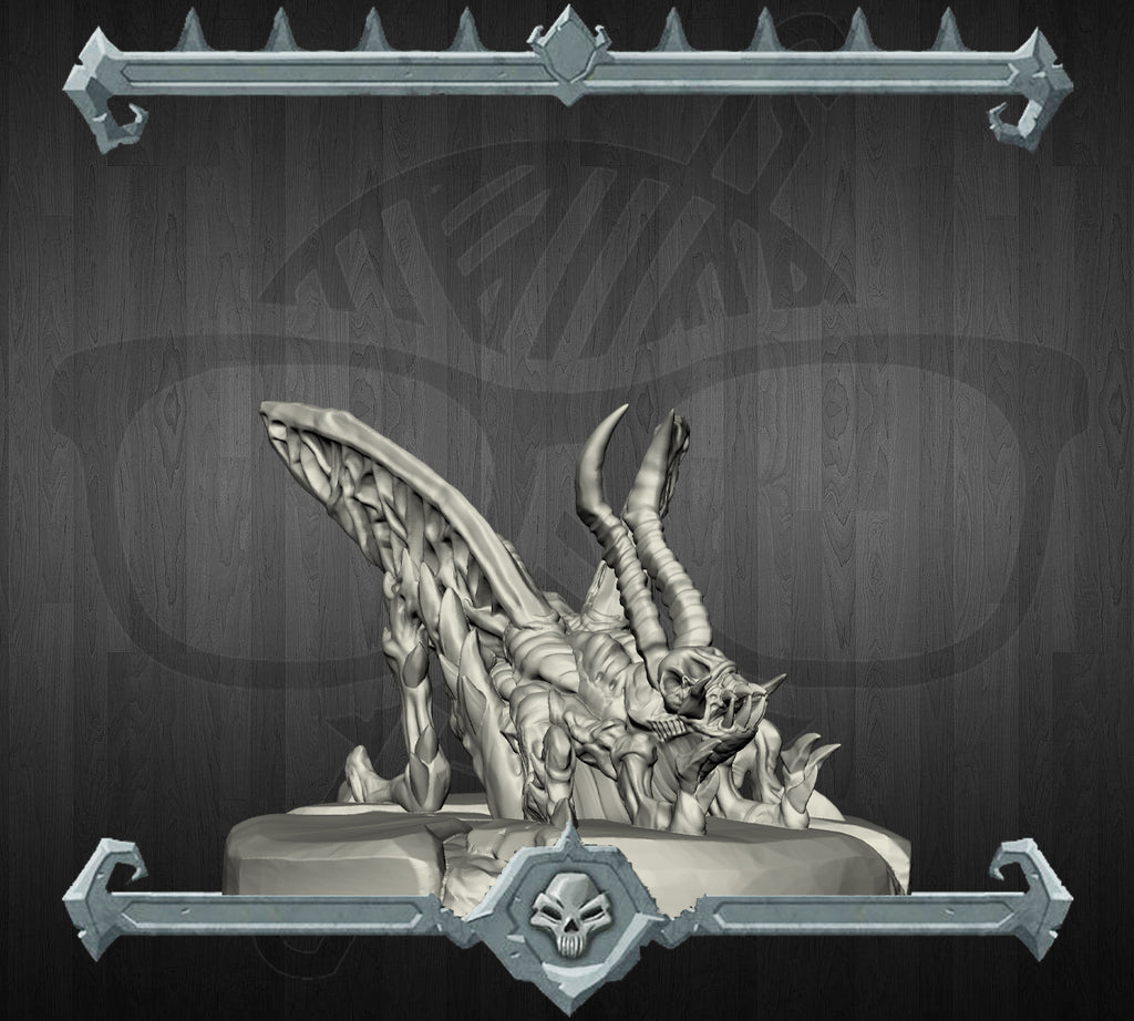 Cinderbuzz | Hellfire Locusts | Hellwasp | Stirge miniature for Tabletop games like D&D and War Gaming
