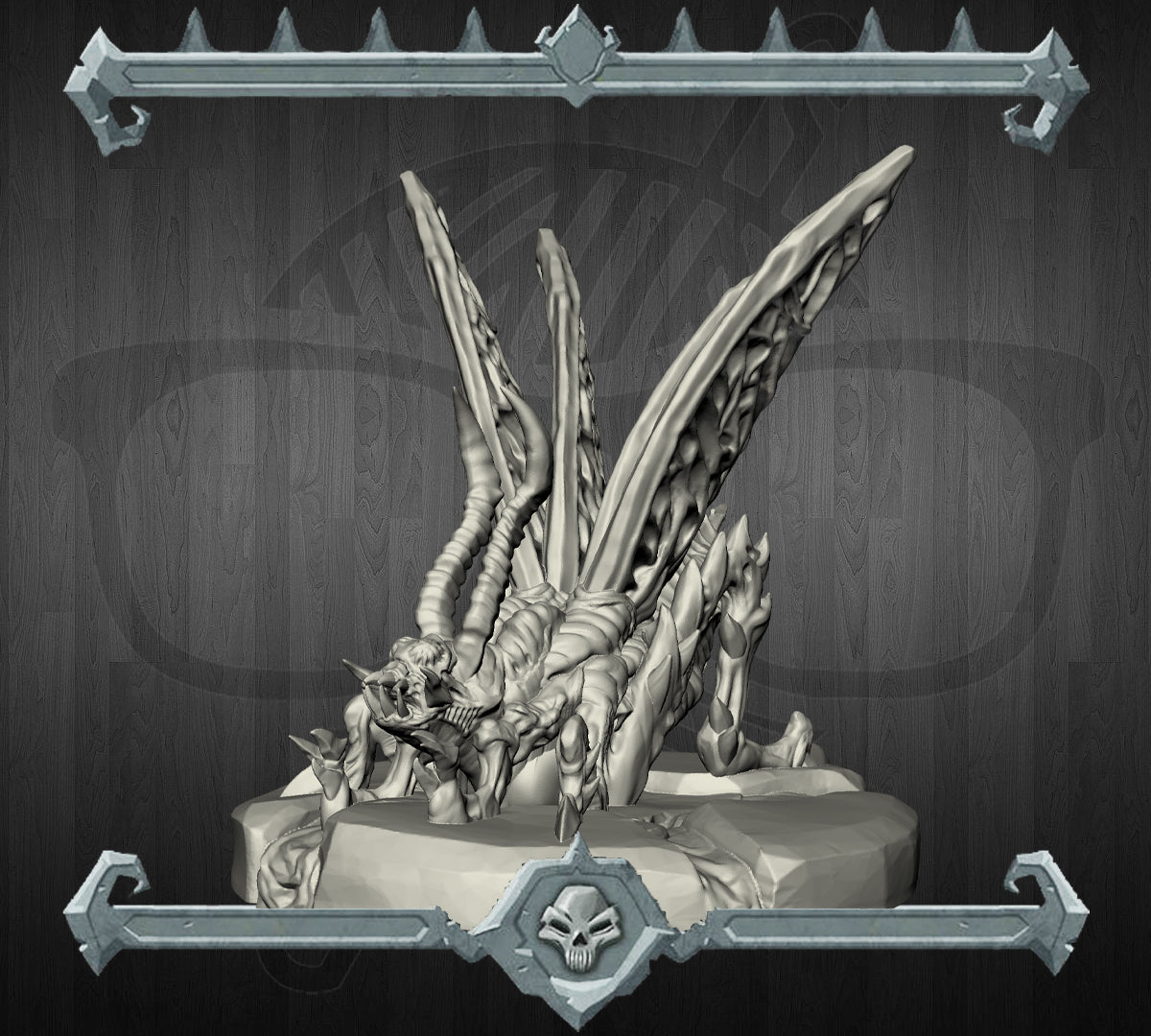 Cinderbuzz | Hellfire Locusts | Hellwasp | Stirge miniature for Tabletop games like D&D and War Gaming