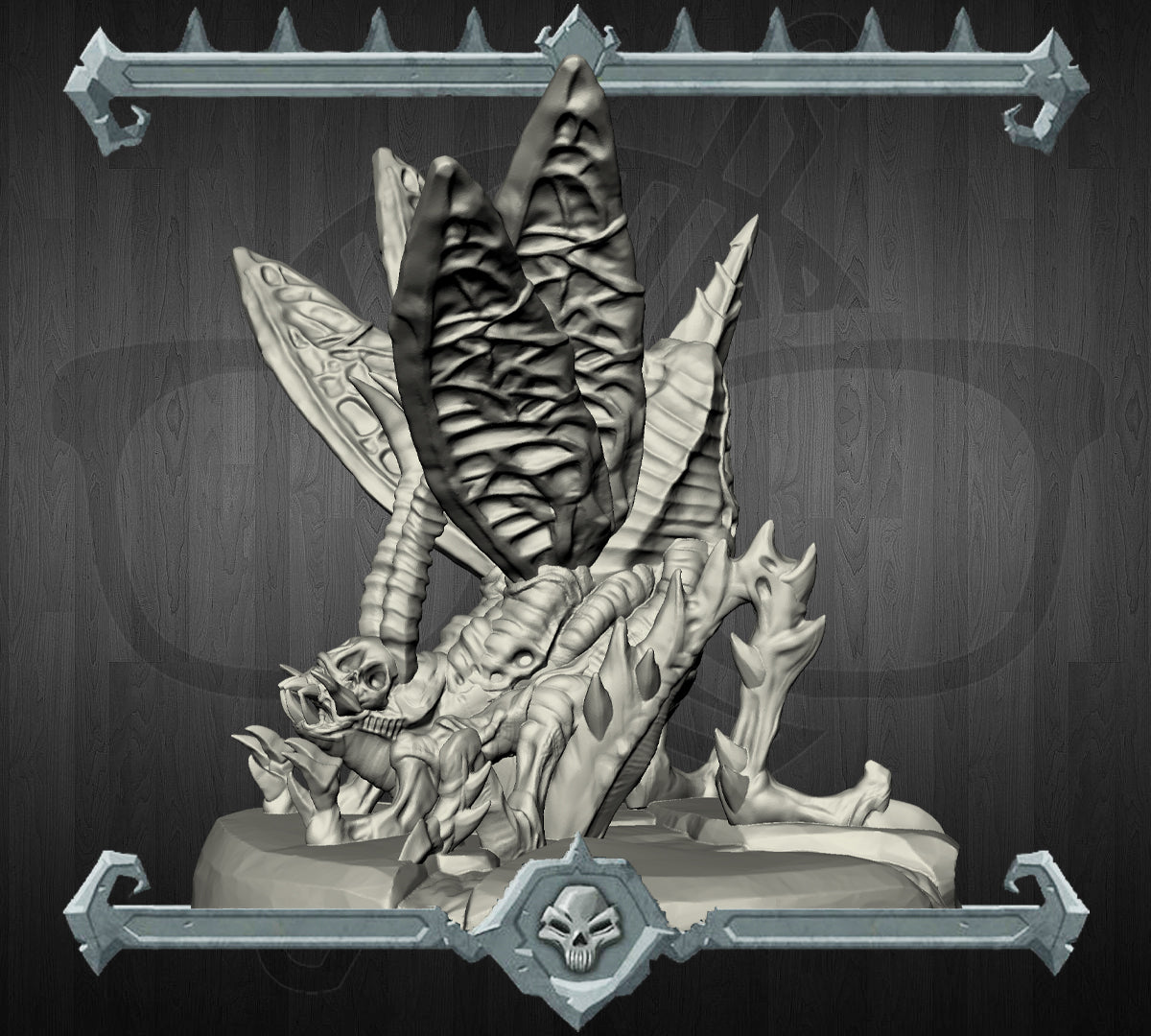 Cinderbuzz | Hellfire Locusts | Hellwasp | Stirge miniature for Tabletop games like D&D and War Gaming