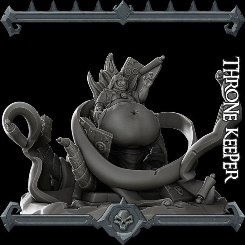 Nightscorch, the Heresy Devil | Ayngavhaul | Throne Keeper | Miniature for Tabletop games like D&D and War Gaming