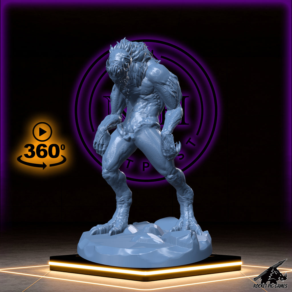 Grendar, the Fel Howl | Hunger Folk | Devouring Beast Miniature for Tabletop games like D&D and War Gaming