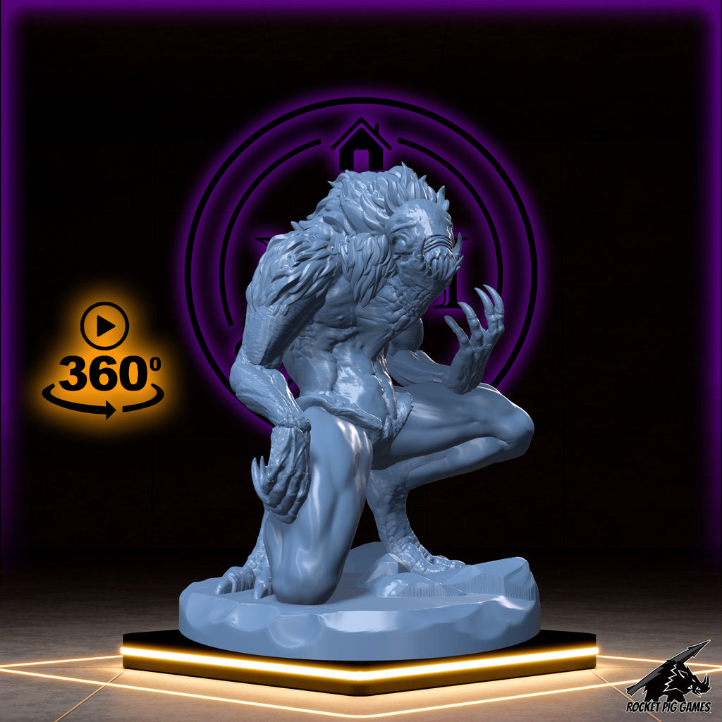 Grendar, the Fel Howl | Hunger Folk | Devouring Beast Miniature for Tabletop games like D&D and War Gaming